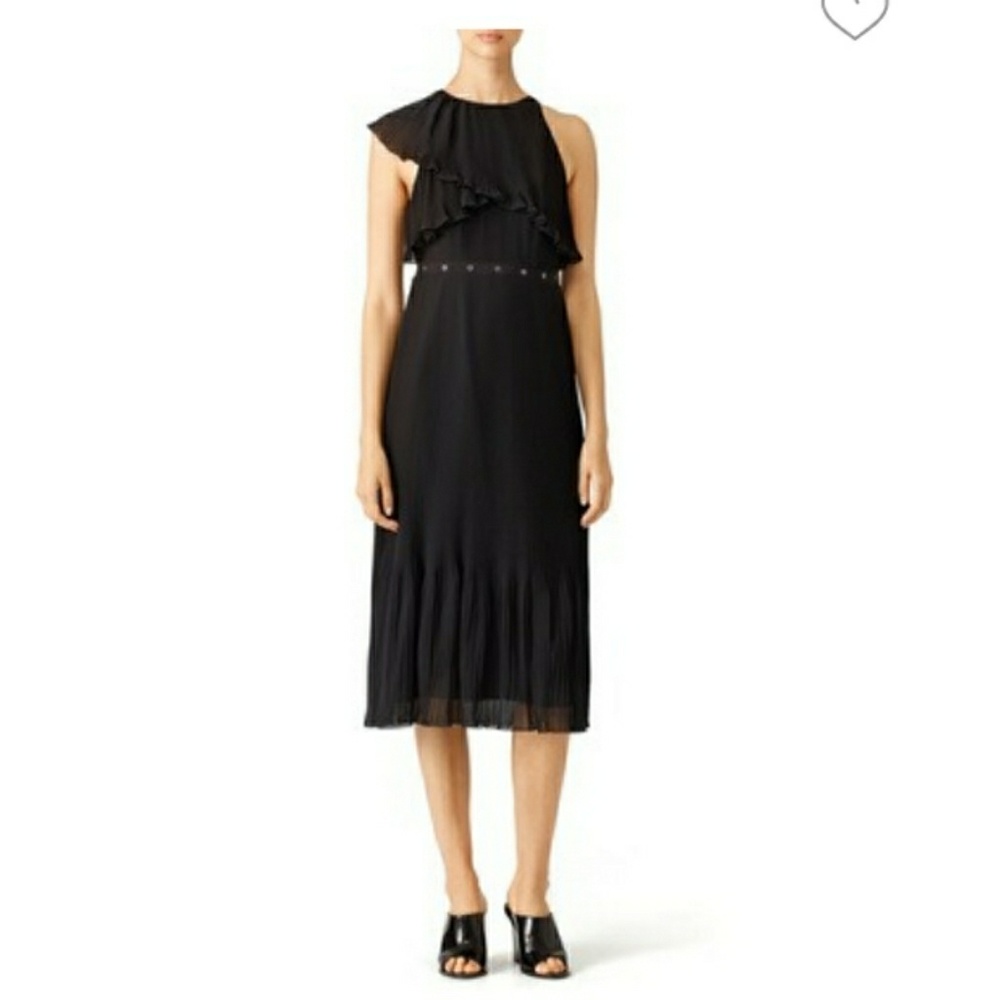 GIAMBA pleated midi gown